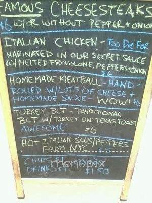 Clover Joe's - Charlotte, NC menu_pic