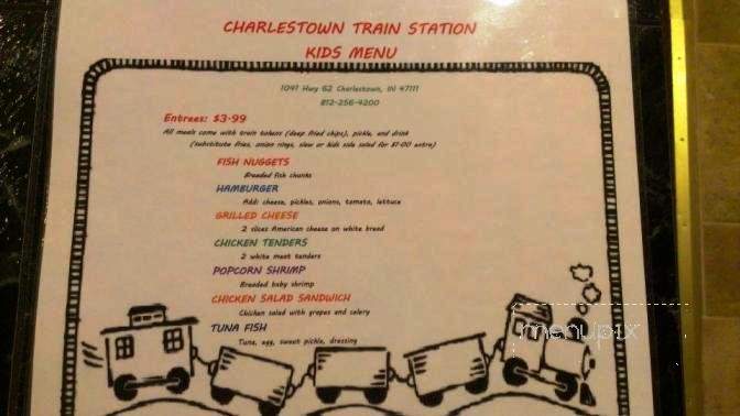 Charlestown Train Station - Charlestown, IN menu_pic