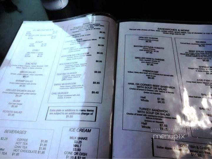 The Diner in Seal Rock - Seal Rock, OR menu_pic