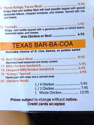 Don Rogelio's Restaurant - Inglewood, CA menu_pic