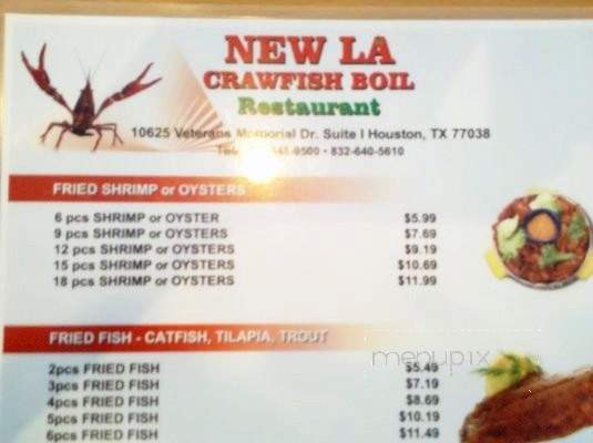 /380158819/New-la-Crawfish-Boil-Restaurant-Menu-Houston-TX - Houston, TX