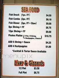 Maryland Fried Chicken Express - Summerville, GA menu_pic