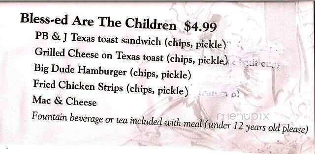 Miz Scarlett's Table - Moncks Corner, SC menu_pic