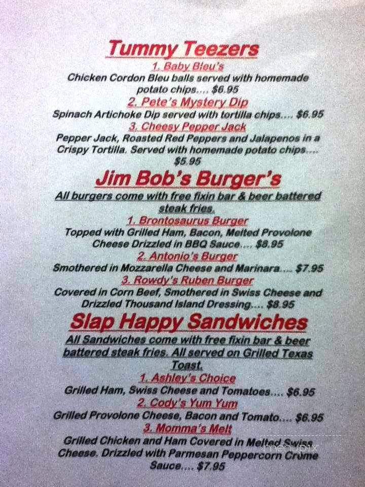 Pennsyltucky Grill - Honesdale, PA menu_pic