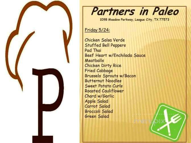 Partners in Paleo - League City, TX menu_pic