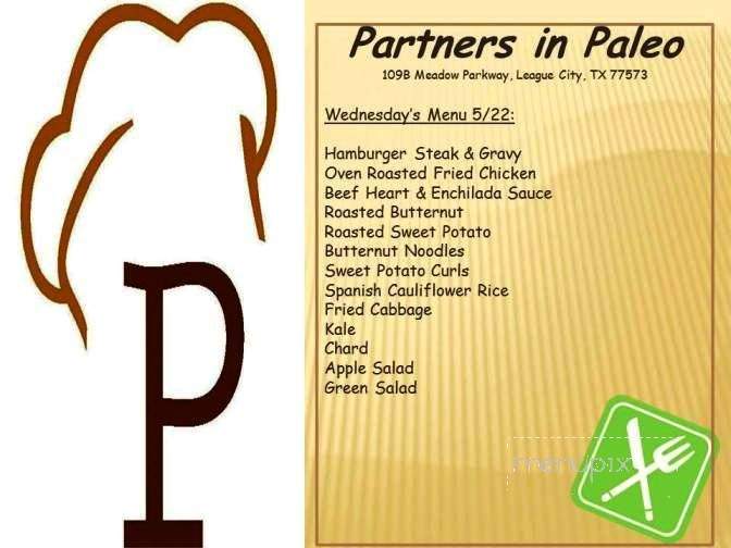 Partners in Paleo - League City, TX menu_pic