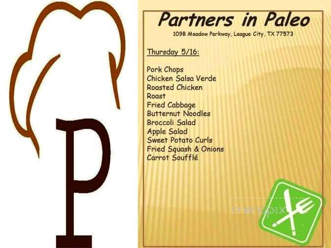 Partners in Paleo - League City, TX menu_pic