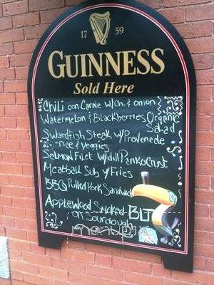 Cara Irish Pub & Restaurant - Dover, NH menu_pic