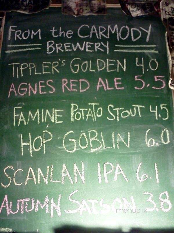 Carmody 61 - Two Harbors, MN menu_pic