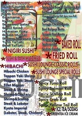 Sushi Lounge & Steakhouse - Boulder City, NV menu_pic