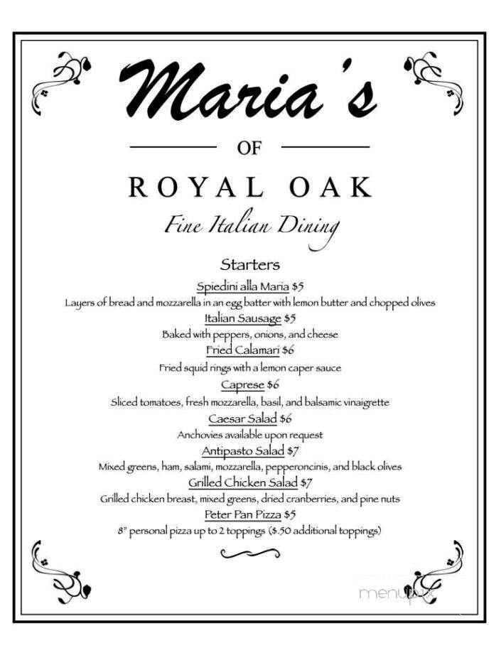 /380160058/Marias-of-Royal-Oak-Royal-Oak-MI - Royal Oak, MI
