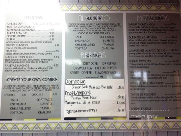 Ay Caramba - Fayetteville, AR menu_pic