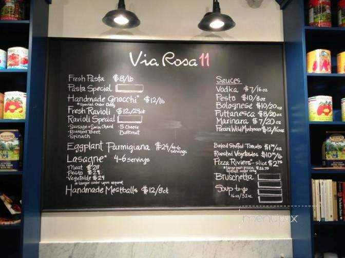 Via Rosa 11 Italian Market & Kitchen - Bainbridge Island, WA menu_pic