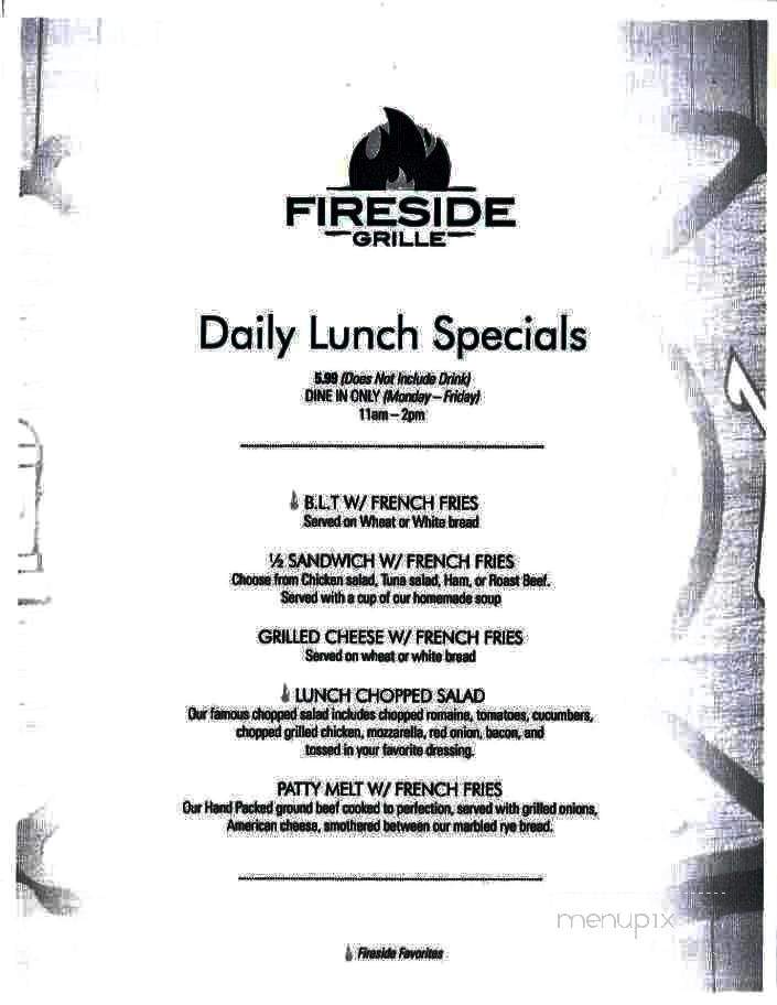 Fireside Bar and Grill - Beecher, IL menu_pic