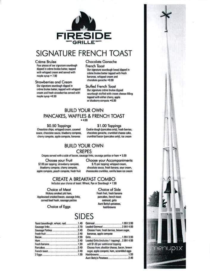 Fireside Bar and Grill - Beecher, IL menu_pic