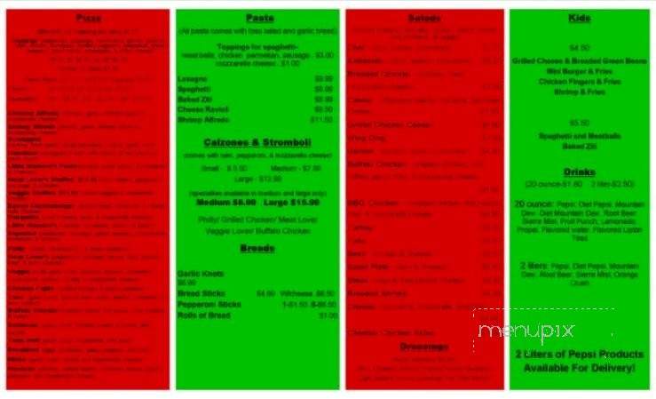 Little Mama's Pizza - Pleasant Gap, PA menu_pic