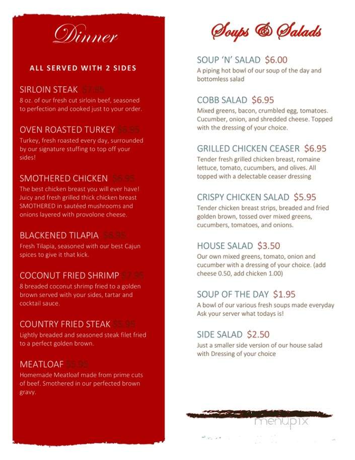 Cypress Bar & Restaurant - Winter Haven, FL menu_pic