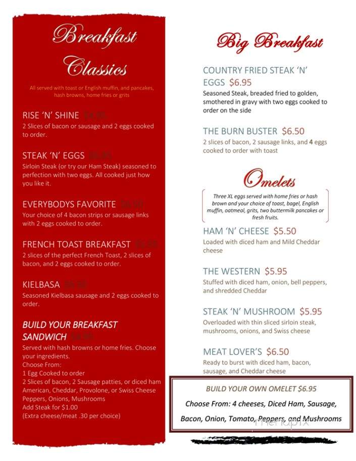 Cypress Bar & Restaurant - Winter Haven, FL menu_pic