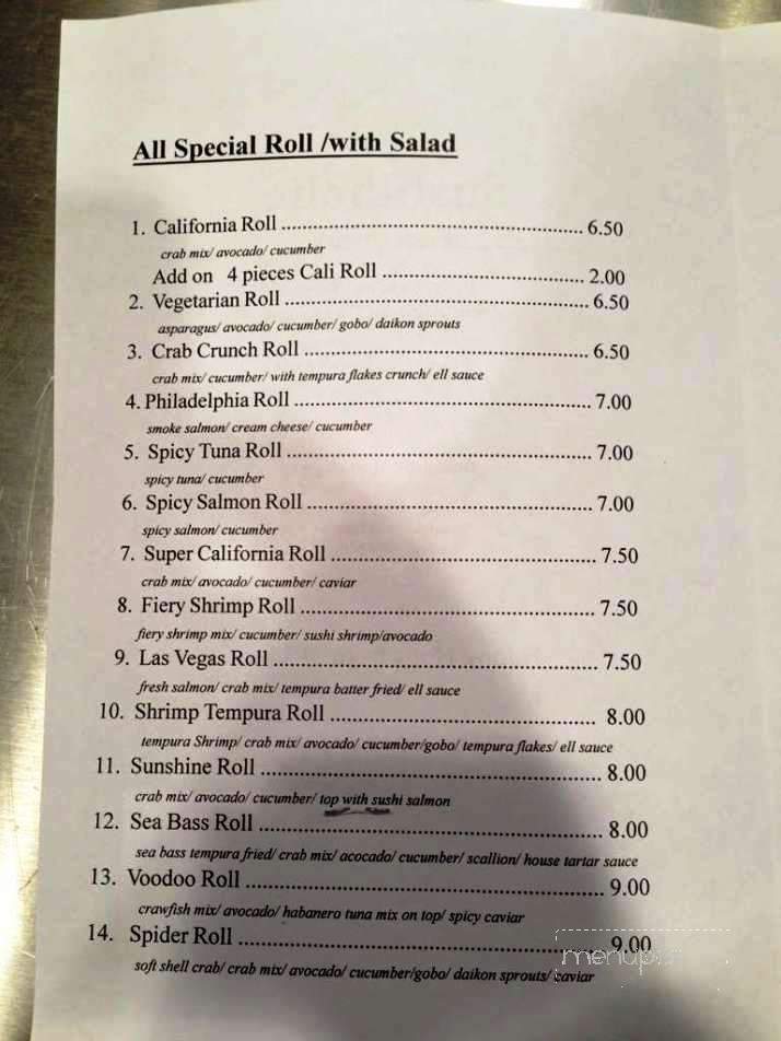 Sushiholic - San Antonio, TX menu_pic