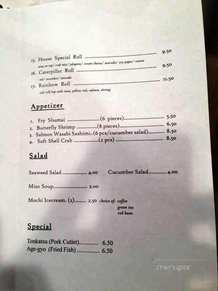 Sushiholic - San Antonio, TX menu_pic