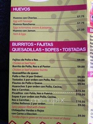 Mexican Food at Spicy Brazil - Newark, NJ menu_pic