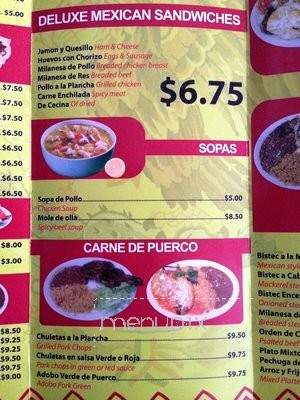 Mexican Food at Spicy Brazil - Newark, NJ menu_pic