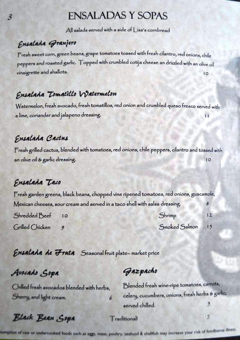La Sirena Gorda Cabana - Sanford, FL menu_pic
