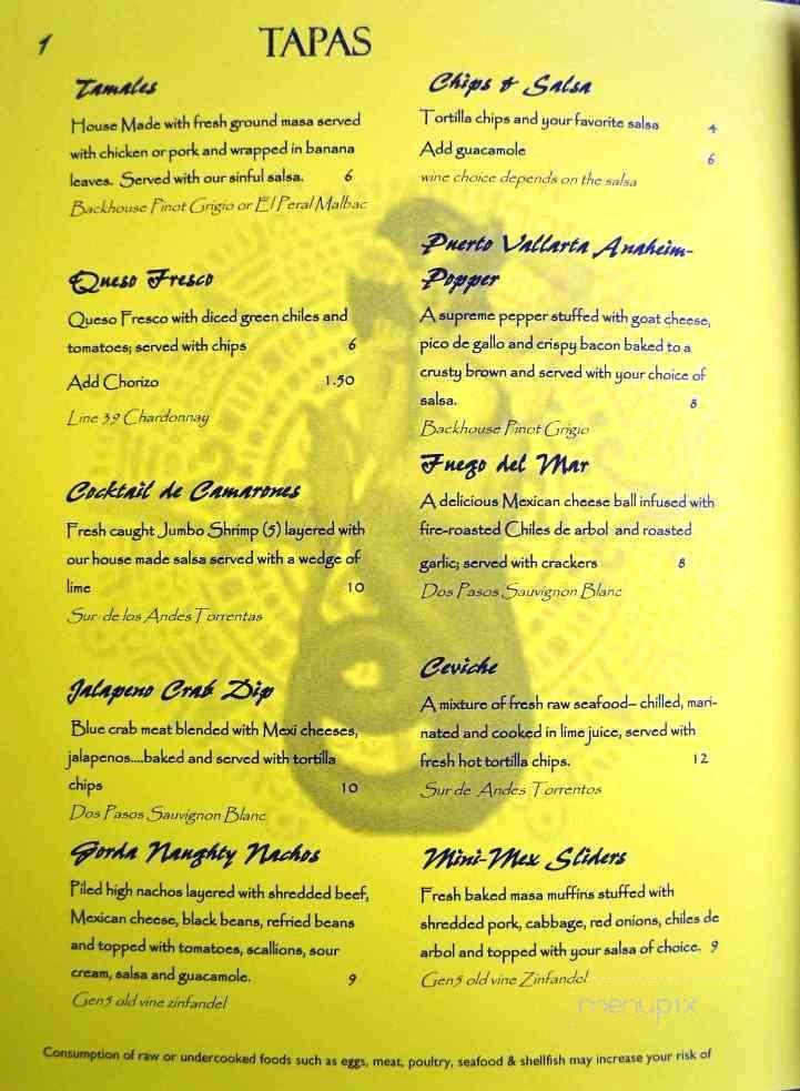 La Sirena Gorda Cabana - Sanford, FL menu_pic