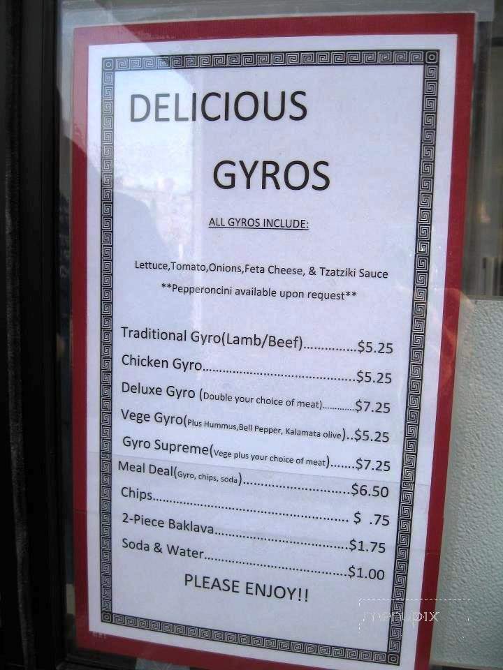 Getta Gyro - Vancouver, WA menu_pic