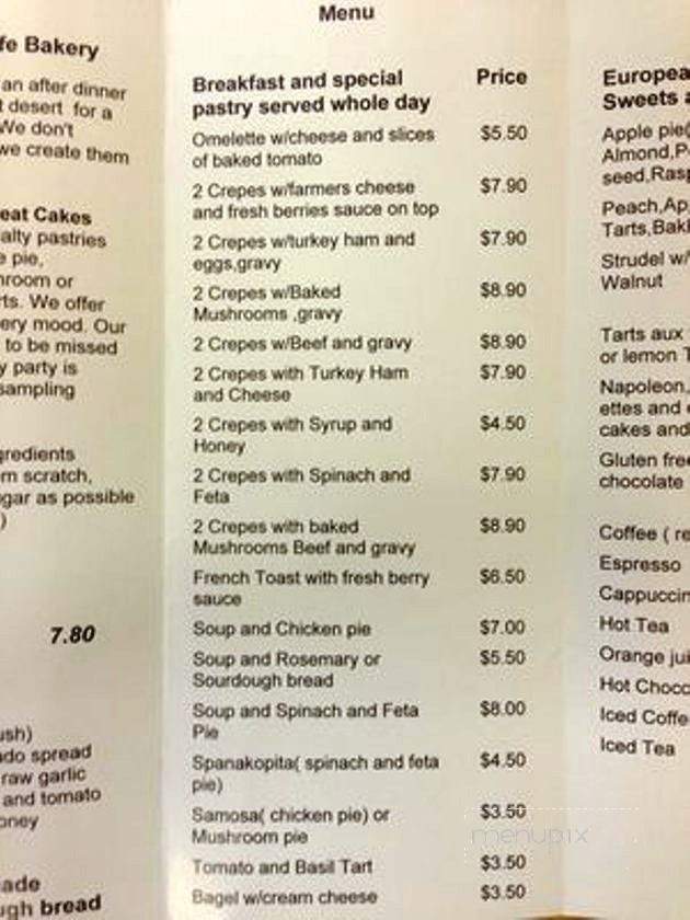 Around the World Cafe Bakery - Indialantic, FL menu_pic