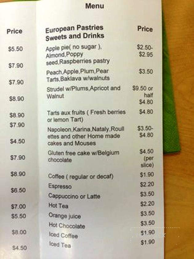 Around the World Cafe Bakery - Indialantic, FL menu_pic