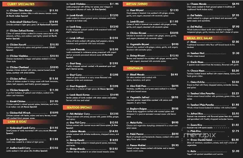 Curry N Kabab - Baton Rouge, LA menu_pic