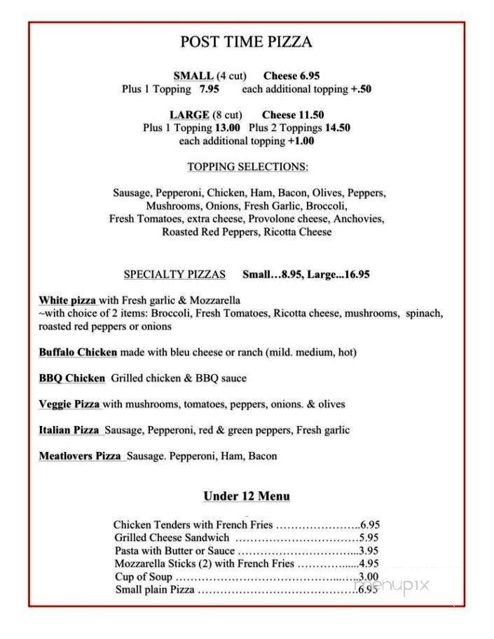 The Starting Gate - Saratoga Springs, NY menu_pic