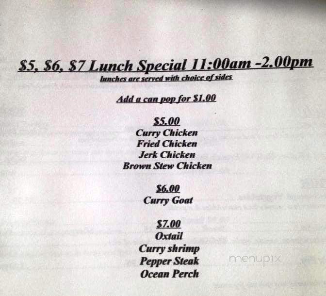 Kalypso - Buffalo, NY menu_pic