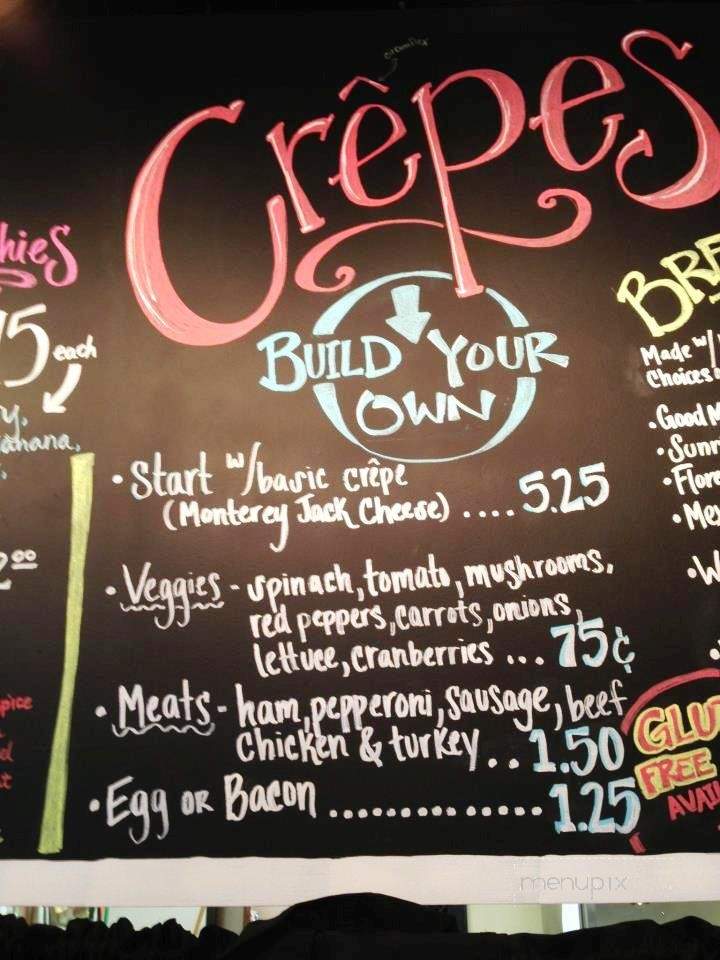 Red Bicycle Coffee & Crepes - Nashville, TN menu_pic