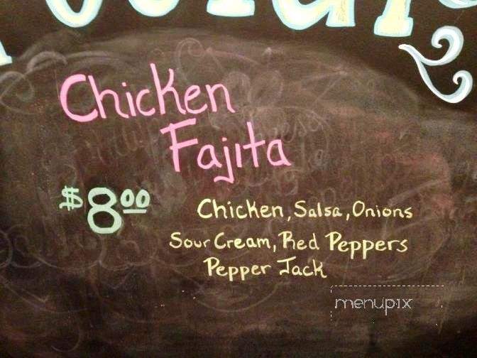 Red Bicycle Coffee & Crepes - Nashville, TN menu_pic