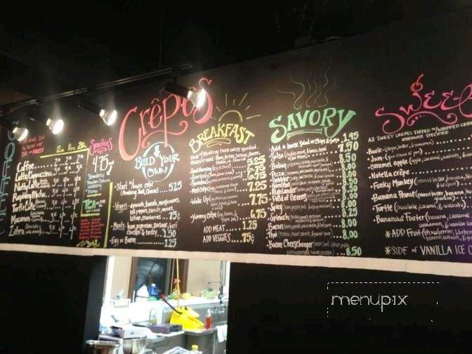 Red Bicycle Coffee & Crepes - Nashville, TN menu_pic