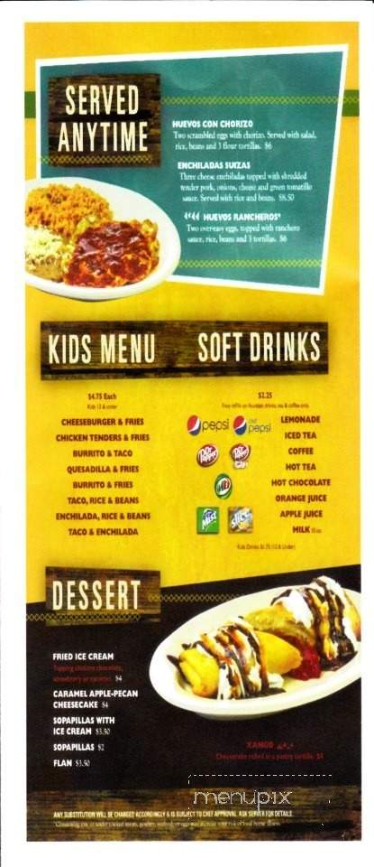 Cabo Mexican Restaurant - Delphos, OH menu_pic