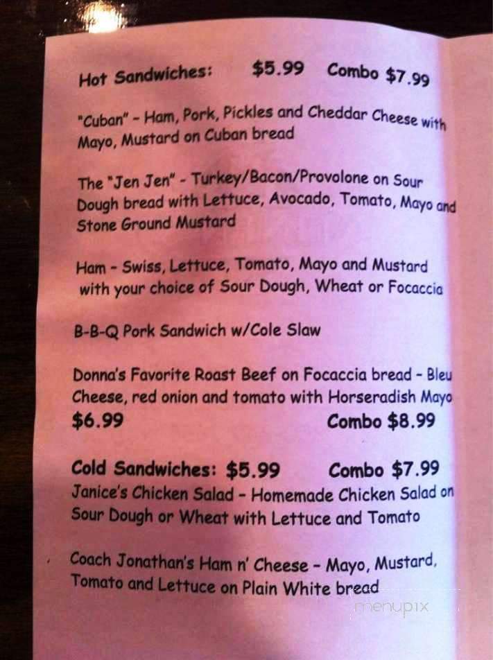 Miss Linen's Cafe - Panama City Beach, FL menu_pic