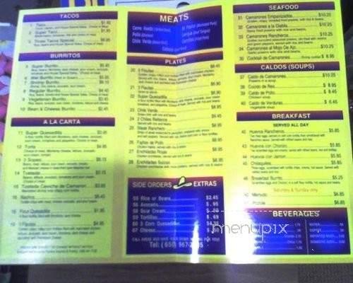 Taqueria 3 Hermanos - Rockport, TX menu_pic