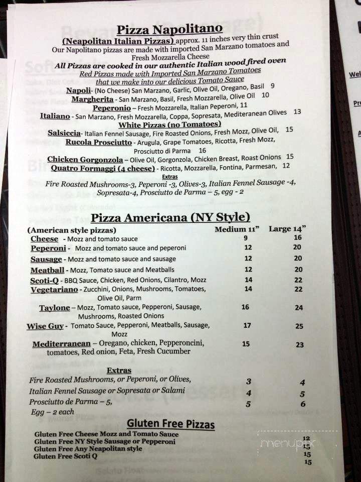 Pizzeria di Olinto - Centennial, CO menu_pic