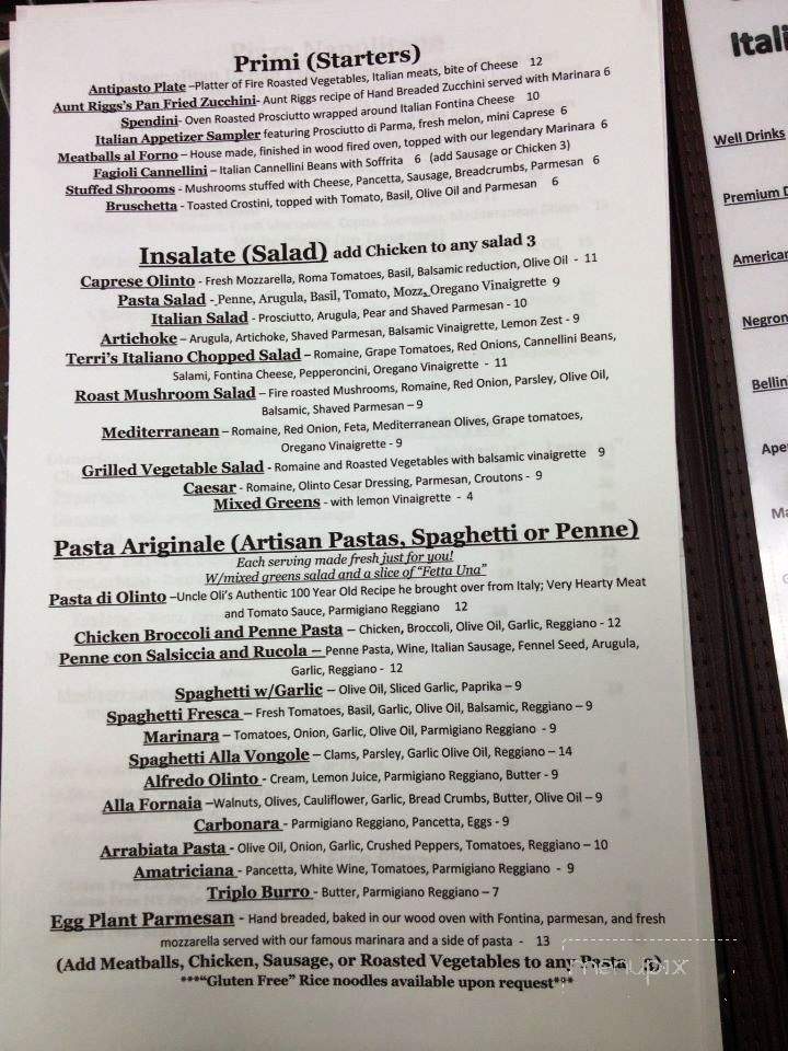 Pizzeria di Olinto - Centennial, CO menu_pic