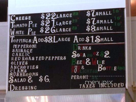 Italian Family Pizza - Seattle, WA menu_pic