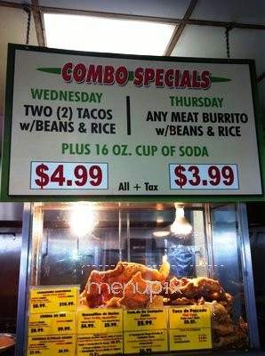 Nuno bros. tortilleria taqueria - Santa Ana, CA menu_pic