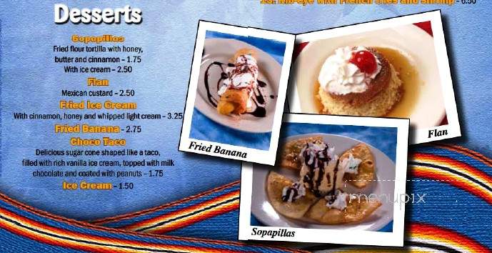 Zapata's Grill - Hartsville, SC menu_pic