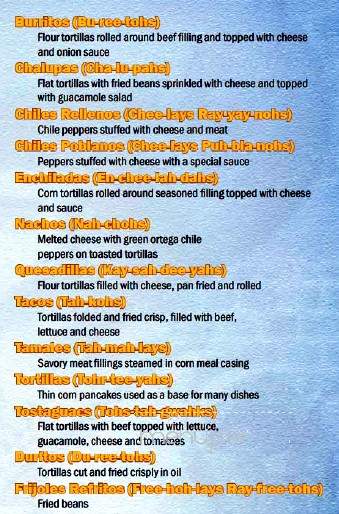 Zapata's Grill - Hartsville, SC menu_pic