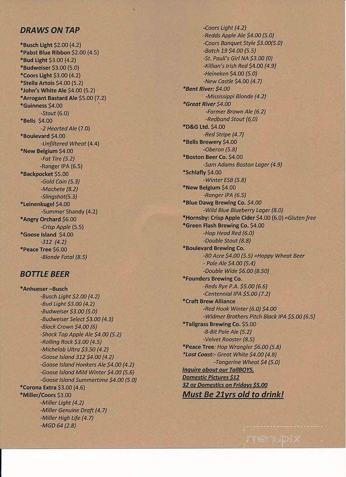 Iron Hawk - Iowa City, IA menu_pic
