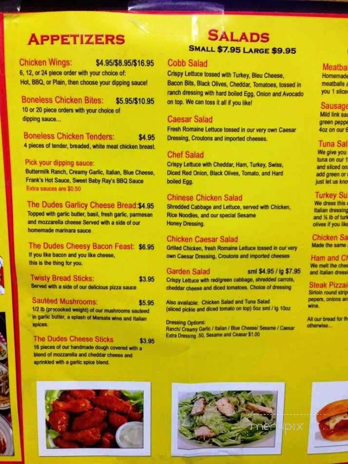 Pizza Dudes - Renton, WA menu_pic