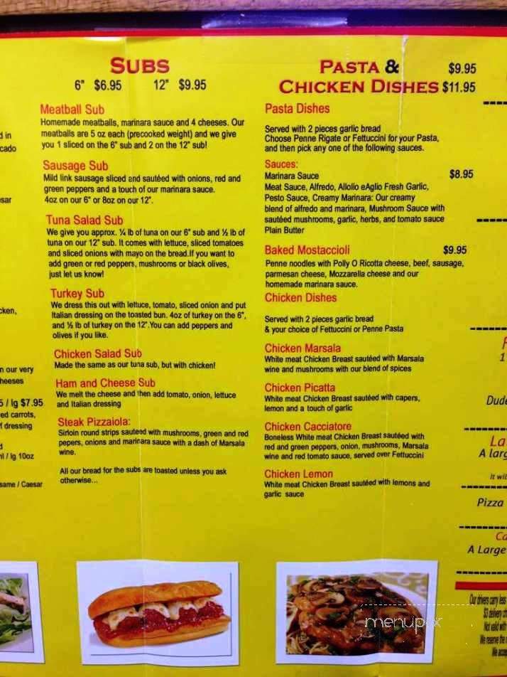 Pizza Dudes - Renton, WA menu_pic