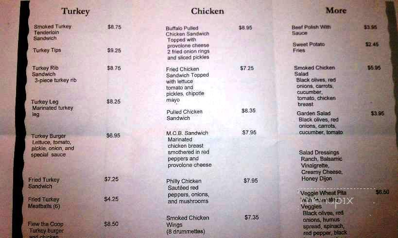 Gobble Stop Smokehouse - Saint Louis, MO menu_pic